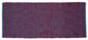 Hübsch - Kawa Runner 80x200 Burgundy/Blue Hübsch