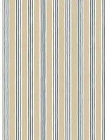 Josephine Munsey Carta da parati Kemble Stripe - Chute Blue/ Shell/ Cliffwell Stone