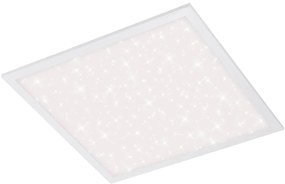 Pannello LED Pallas bianco 45x45 cm  con 3 temperature di colore ad intensità regolabile 2400 LUMEN