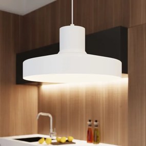 Sollux SL.1702 - Lampadario a sospensione con filo BILO 1xE27/15W/230V diametro 35 cm bianco