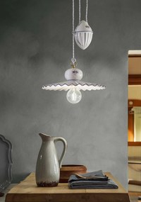 Ferroluce Classic  Roma1-light suspension lamp  C398