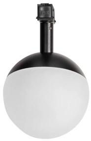 Sfera LED 7W Magnetica, CCT, Angolo 180°, Nera Colore Bianco Variabile CCT