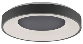 Lampada da soffitto moderna grigio scuro con LED dimmerabile in 3 fasi - Steffie