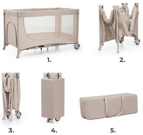 KINDERKRAFT - Culla da viaggio JOY 2 beige