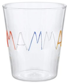 Bicchiere acqua mamma in vetro borosilicato, da 380 ml