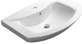 Aqualine - Lavabo da incasso ZERO 65x46 cm ceramica/bianco