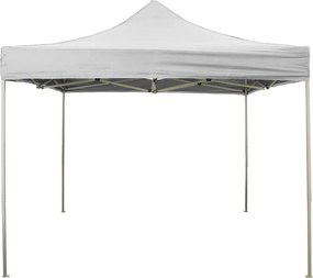 Gazebo Richiudibile Pieghevole 3x2m in Acciaio e PVC Impermeabile Bianco...