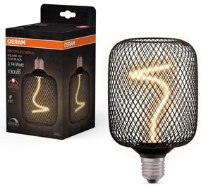 Lampadina LED dimmerabile DECOR FILAMENT E27/3,5W/230V 1800K nero - Osram