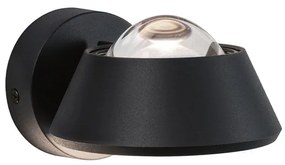 Sabik LED Applique da Parete IP44 Dim. Nero - Paulmann