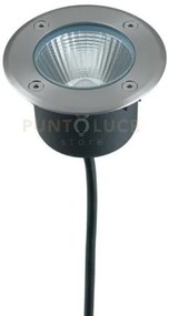 Faro a incasso calpestabile led walk acciaio tondo 8w 990lm 4000k i...