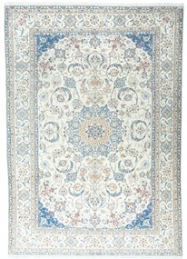 Nain Tappeto 260x370 Beige (Iran) Annodato A Mano