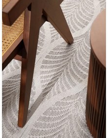 Tappeto da interno/esterno rotondo grigio/avorio ø 160 cm Duet Liora – NORTHRUGS