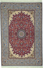 Isfahan Tappeto persiano 150 x 230 Rosso (Iran) Annodato A Mano