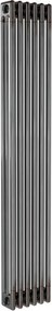 Termosifone in acciaio tubolare 3 colonne 6 elementi interasse 1735 mm ERCOS Comby grigio