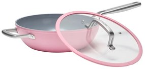 Padella wok con coperchio/con superficie in ceramica ø 28 cm Meda 3.0 – FABINI