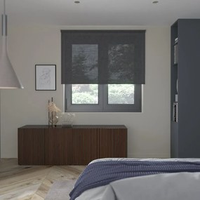 Tenda a rullo screen INSPIRE Puebla grigio Paris 2 220x250 cm