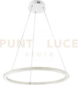 Lampadario a sospensione led bryant bianca 45w 5800lm 3000k 60x2x15...