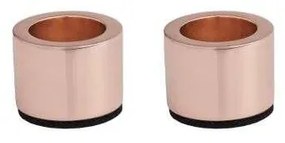 Uyuni - Light Candle Holder Taper 2 pcs. Rose Gold Uyuni Lighting