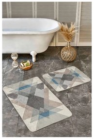 Set di tappetini per il bagno in velluto 2 pz 60x100 cm – Mila Home