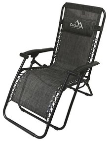 Sedia pieghevole regolabile antracite