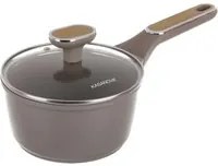 Casseruola antiaderente 16 cm Taupe con coperchio