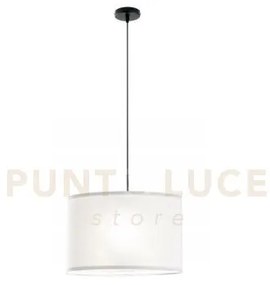 Sospensione capital bianca 1xe27 38x38x150cm i-capital-s38-bco