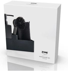 Portaoggetti in silicone nero per detersivi - Zone