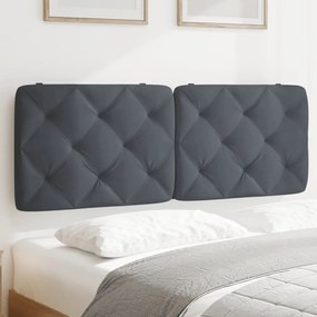 Cuscino Testiera Grigio Scuro 120 Cm İn Velluto /