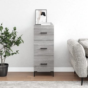 Credenza Grigio Sonoma 34,5x34x90 Cm İn Legno Multistrato /