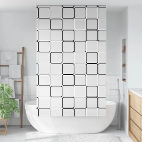 Tenda A Rullo Doccia 120x240 Cm Larghezza Tessuto 116 Cm /