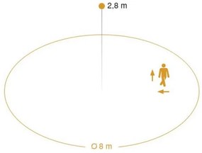 Steinel 052539 - Plafoniera LED con sensore LED/9,5W/230V