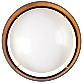 Plafoniera LED TULUZA LED/24W/230V diametro 40 cm nero