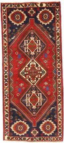 Shiraz Tappeto persiano 90x200 (Iran) Annodato A Mano