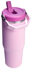 Borraccia termica rosa in acciaio inox 890 ml IceFlow™ Flip Straw 2.0 Tumbler Cherry Blossom – Stanley