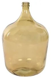 Vaso Home ESPRIT Giallo Vetro riciclato 36 x 36 x 56 cm