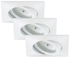 Briloner 7210-036 - SET 3x Lampada LED da incasso ATTACH LED/5W/230V IP23 bianco