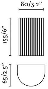 FARO 40542 - Applique SOLE 2xGU10/8W/230V bianco ondulato arrotondato
