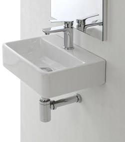 Lavabo Sospeso/D'Appoggio 40x29,5 Cm Bianco Lucido