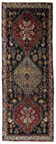 Shiraz Tappeto persiano 290 x 110 Blu (Iran) Annodato A Mano