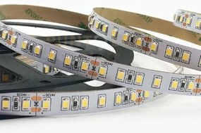 Strip led 2835 dc24v in kapton 120 led per mt 22w blu smd 2835 roto...