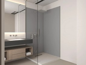 Pannello da parete per il bagno con profili inclusi 2 x L. 90 x H. 210 cm - Lotto di 2