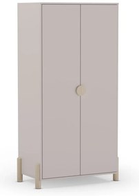 Armadio per bambini crema in legno di pino 93x180 cm Enola - Marckeric