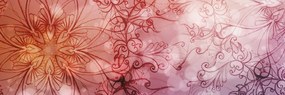 Quadro su tela – Mandala floreale
