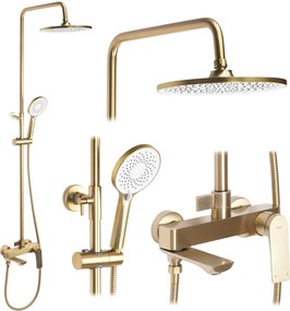 Set doccia REA AVALON GOLD BRUSH