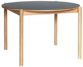 Tavolo da pranzo rotondo in rovere ø 115 cm Oblique - Hübsch