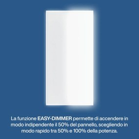 Pannello LED a Sospensione 120x60 88W 130lm/W UGR19 con driver Philips Colore Bianco Caldo 2.700K