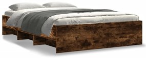 Giroletto Senza Materasso Rovere Fumo 120x190 Cm İn Truciolato /