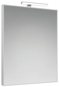 Specchio con illuminazione integrata bagno rettangolare Frame L 60 x H 80 x P 2.5 cm