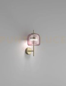 Jube applique a parete s ametista chiara trasparente oro satinato 2...