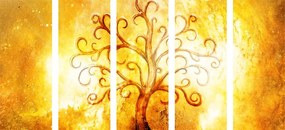 Quadri 5 pezzi – Albero della vita